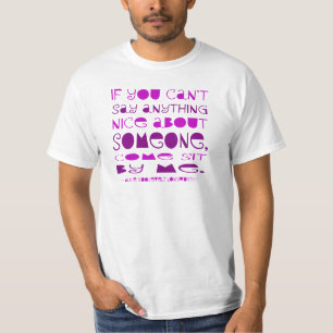T-shirt On Ne Peut Rien Dire De Gentil Venez Vous Asseoir