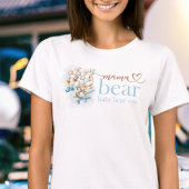 T-shirt On Peut Attendre ! Maman et bébé ours