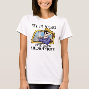 T-shirt On sauve la ville d'Halloween