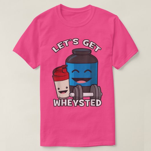 T-shirt On se fait agiter Kawaii Protein Wheysted, Anime F (Design devant)