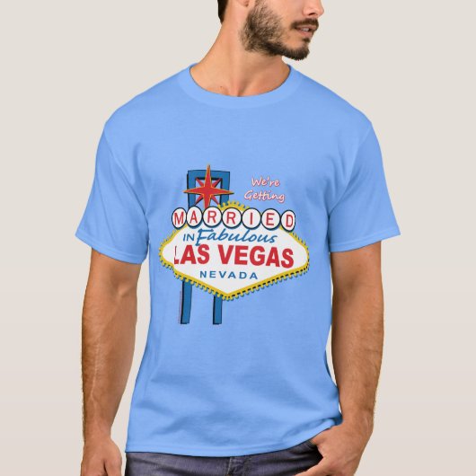 T-shirt On se marie à Las Vegas (Devant)