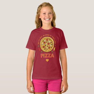 T-shirt On s'entend si tu aimes le slogan de pizza