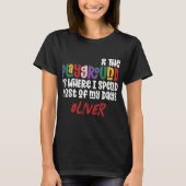 T-shirt On The Playground Tygraphy Modern Teacher Gift T S (Devant)