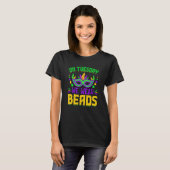T-shirt On Tuesday We Wear Beads Mardy Gras Celebrations p (Devant entier)
