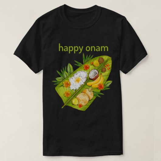 T-shirt Onam du Kerala (Design devant)