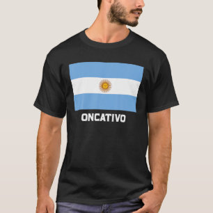 T-shirt Oncativo Republica Argentine Drapeau Emblem Bander