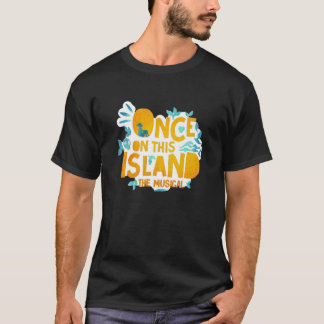 T-shirt once on this island revival logo Essential