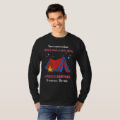 T-shirt Once Upon A Time There Was A Girl Who Loved Campin (Devant entier)