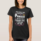 T-shirt Once upon a time there was a princess. February 19 (Devant)