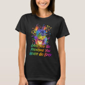 T-shirt Once You Go Frenchie Never Go Back Rescue Dog Fren (Devant)