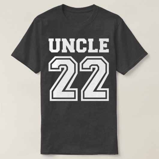 T-shirt Oncle 2022 pour faire-part de grossesse (Design devant)