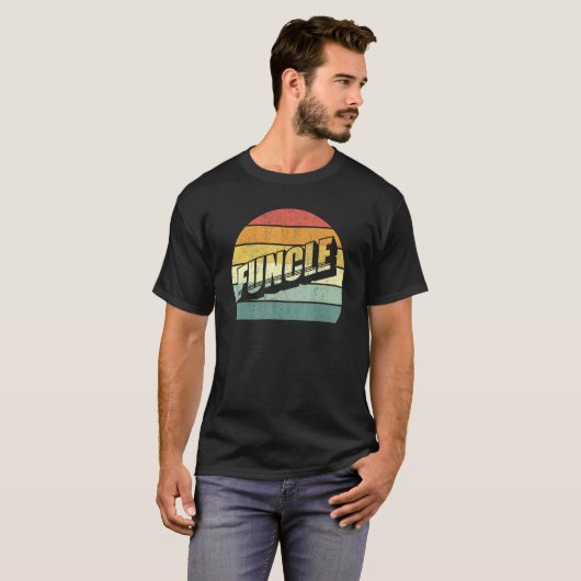 T-shirt Oncle amusant pour oncle présent Funcle (Devant entier)