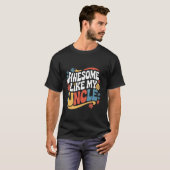 T-shirt Oncle Awesome Comme Mon Oncle (Devant entier)