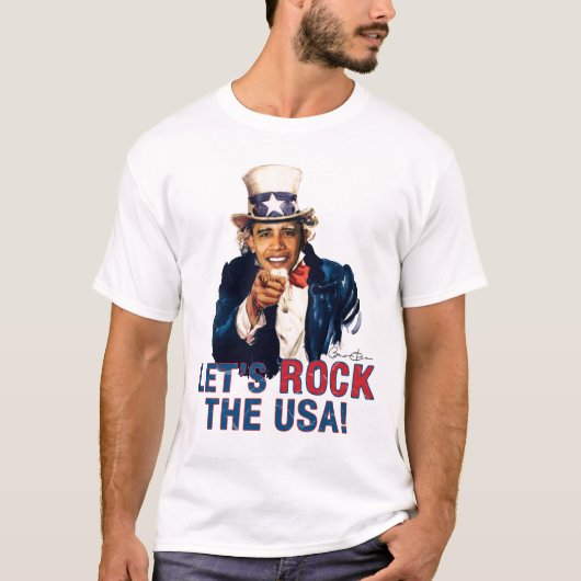T-shirt Oncle Barack Obama - basculons les Etats-Unis (Devant)