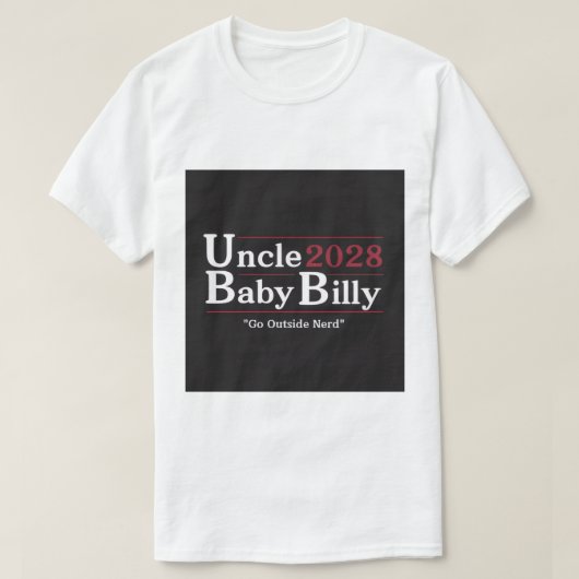 T-shirt oncle-bébé-billy (Design devant)