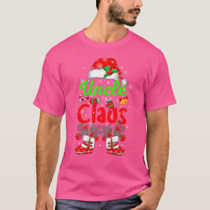 T-shirt Oncle Claus Chapeau de Père Noël Chaussures de fam