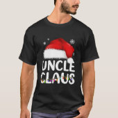 T-shirt Oncle Claus Chemise Noël Pyjama Famille Correspond (Devant)