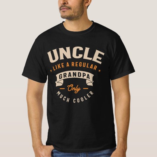 T-shirt Oncle comme un grand-père régulier seulement beauc (Devant)