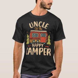T-shirt Oncle de Happy Camper 1ère fête d'anniversaire Rét