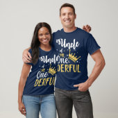 T-shirt Oncle De M. Onederful 1EBirthday OneDerful (Unisexe)
