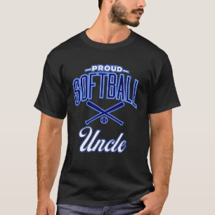 T-shirt Oncle de softball pour hommes
