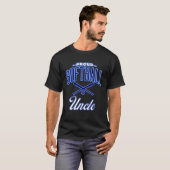 T-shirt Oncle de softball pour hommes (Devant entier)