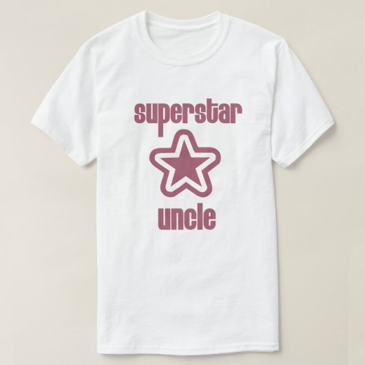 T-shirt Oncle de superstar (Design devant)