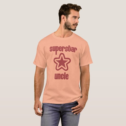 T-shirt Oncle de superstar (Devant entier)