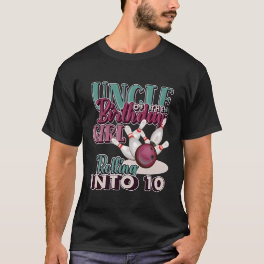 T-shirt Oncle Du Bithday Rolling En 10 (Devant)