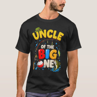 T-shirt Oncle du grand pêcheur d'anniversaire Famille P
