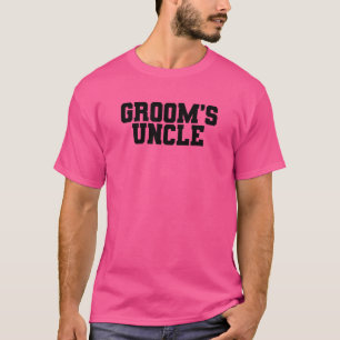 T-shirt Oncle du marié homme Famille assortie Pa de ba