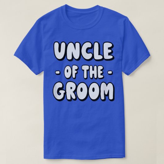 T-shirt Oncle du mariéEnterrement de vie de garçon (Design devant)