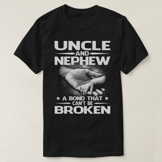 T-shirt ONCLE et NEPHEW une obligation qui ne peut pas êtr (Design devant)