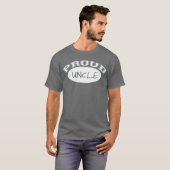T-shirt Oncle fier (blanc) (Devant entier)