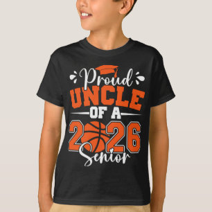 T-shirt Oncle fier d'un senior de 2026 Sketll Promotion Fa