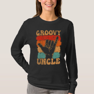 T-shirt Oncle Groovy Rétro Années 70 Nostalgie 1970