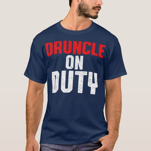 T-shirt Oncle ivre Drôle Boire Druncle _60 (Devant)