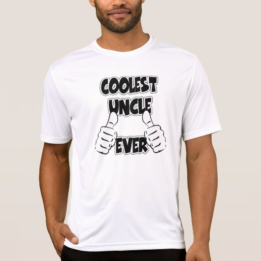 T-shirt Oncle le plus frais Ever (Devant)