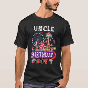 T-shirt Oncle Of The Birthday Boy Carnival Circus 1st Birt