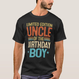 T-shirt Oncle Of The Birthday Boy Daddy Papa