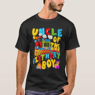 T-shirt Oncle Of The Birthday Boy Family Train Birthday P