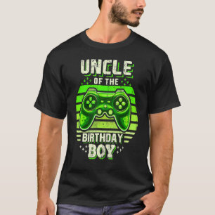 T-shirt Oncle Of The Birthday Boy Matching Video Gamer Par