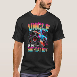 T-shirt Oncle of the Birthday Boy Monster Truck Anniversai