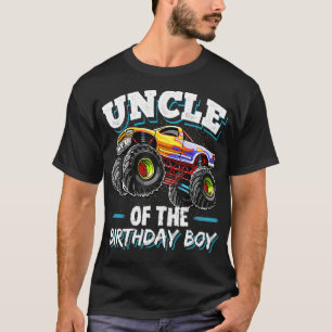 T-shirt Oncle of the Birthday Boy Monster Truck Anniversai