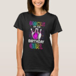 T-shirt Oncle Of The Birthday Girl Bowler Kid Bowling Part<br><div class="desc">Oncle Of The Birthday Girl Bowler Kid Bowling Party.</div>