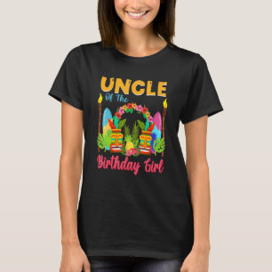 T-shirt Oncle Of The Birthday Girl Hawaii Anniversaire Été