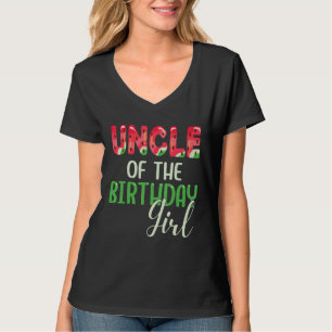 T-shirt Oncle Of The Birthday Girl Watermelon Family Match
