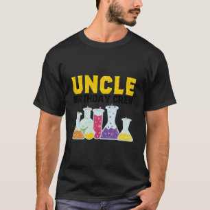 T-shirt Oncle Of The Birthday Science Lab Assistant Matchi
