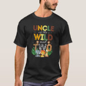T-shirt Oncle Of The Wild Two Zoo Anniversaire Safari Jung (Devant)