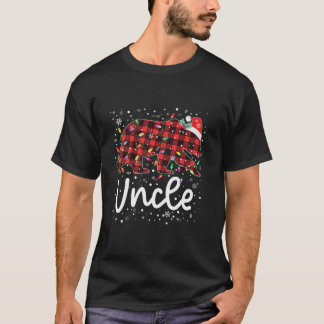 T-shirt Oncle Ours Rouge Joyeux pyjama de Noël Joyeux Noël